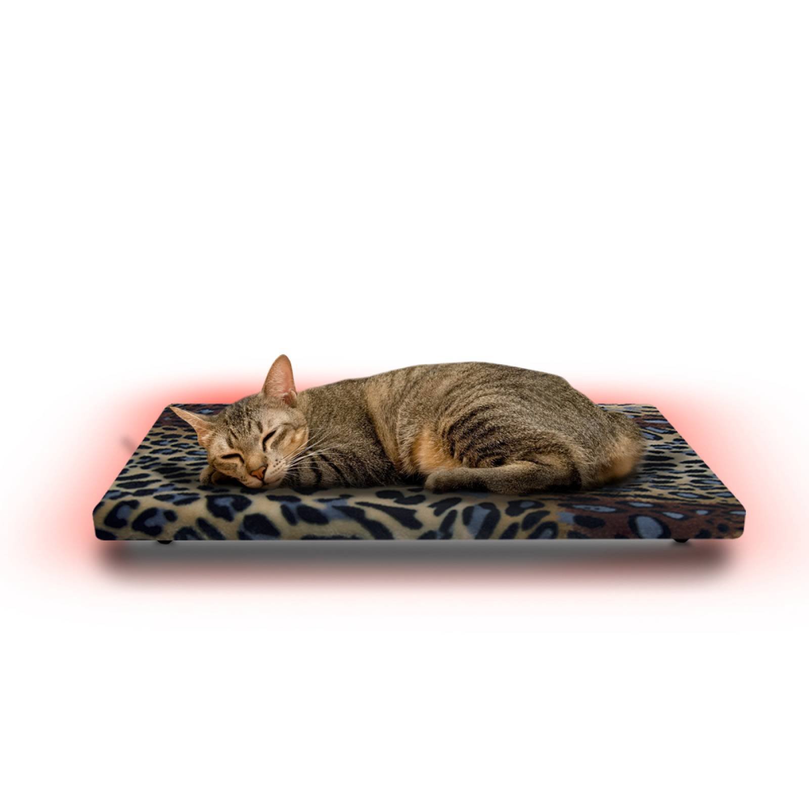 Cama Calefaccionada para Gatos y Mascotas, Pet Wave Pet Lover Jaguar de 32/48ºC 38/76W 50x40cm, Mod: 2CSPLJa
