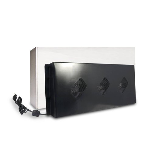 Calefactor Colgante infrarrojo Metálico para Animales de Corral, Wild Wave Animal Care Black de 110W 52x20cm, Mod: 4CSACNe