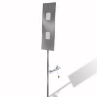 Estaca Calefactora Infrarroja Para Plantas De Cultivo Y Animales De Corral, Wild Wave Stake Flat Inoxidable De 110W, 48X15 Cm Vástago 68 Cm, Mod: 6Cssfai