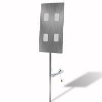 Estaca Calefactora Infrarroja Para Plantas De Cultivo Y Animales De Corral, Wild Wave Stake Flat Inoxidable De 220W, 48X25 Cm Vástago 68 Cm, Mod: 7Cssfai