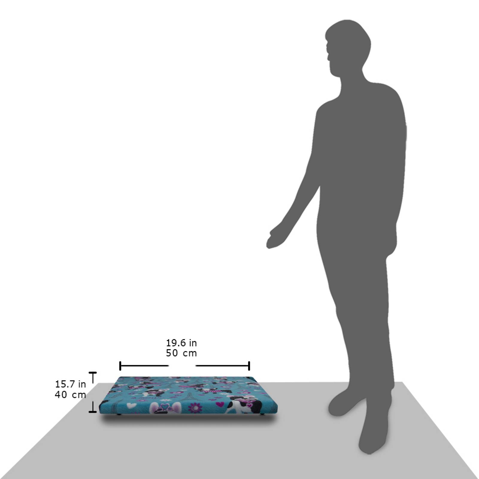 Cama Calefaccionada para Perros y Mascotas, Pet Wave Pet Lover French Dog de 32/48ºC 38/76W 50x40cm, Mod: 2CSPLFD