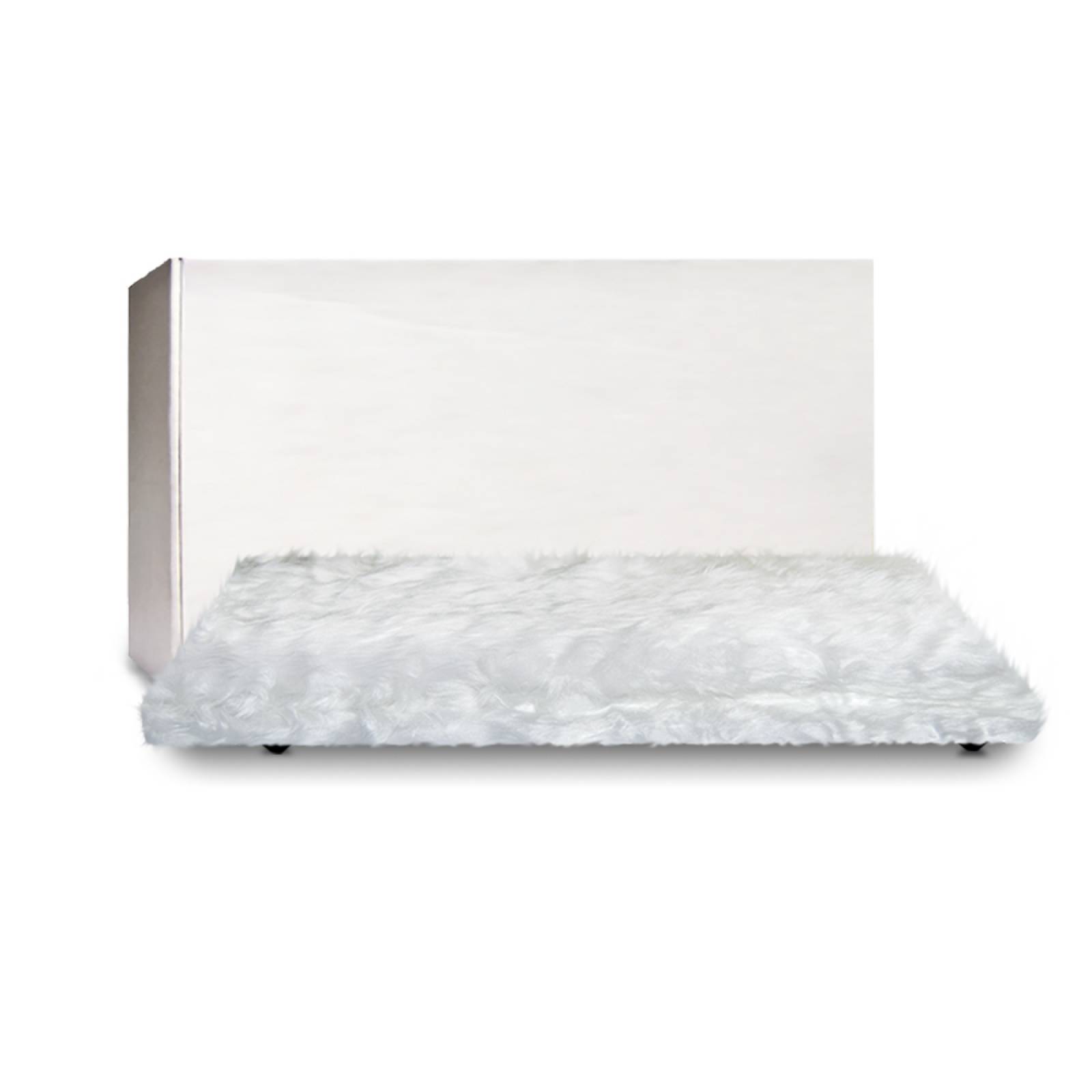 Cama Calefaccionada para Perros y Mascotas, Pet Wave Pet Lover White & Soft de 32/48ºC 76/152W 50x80cm, Mod: 3CSPLWS