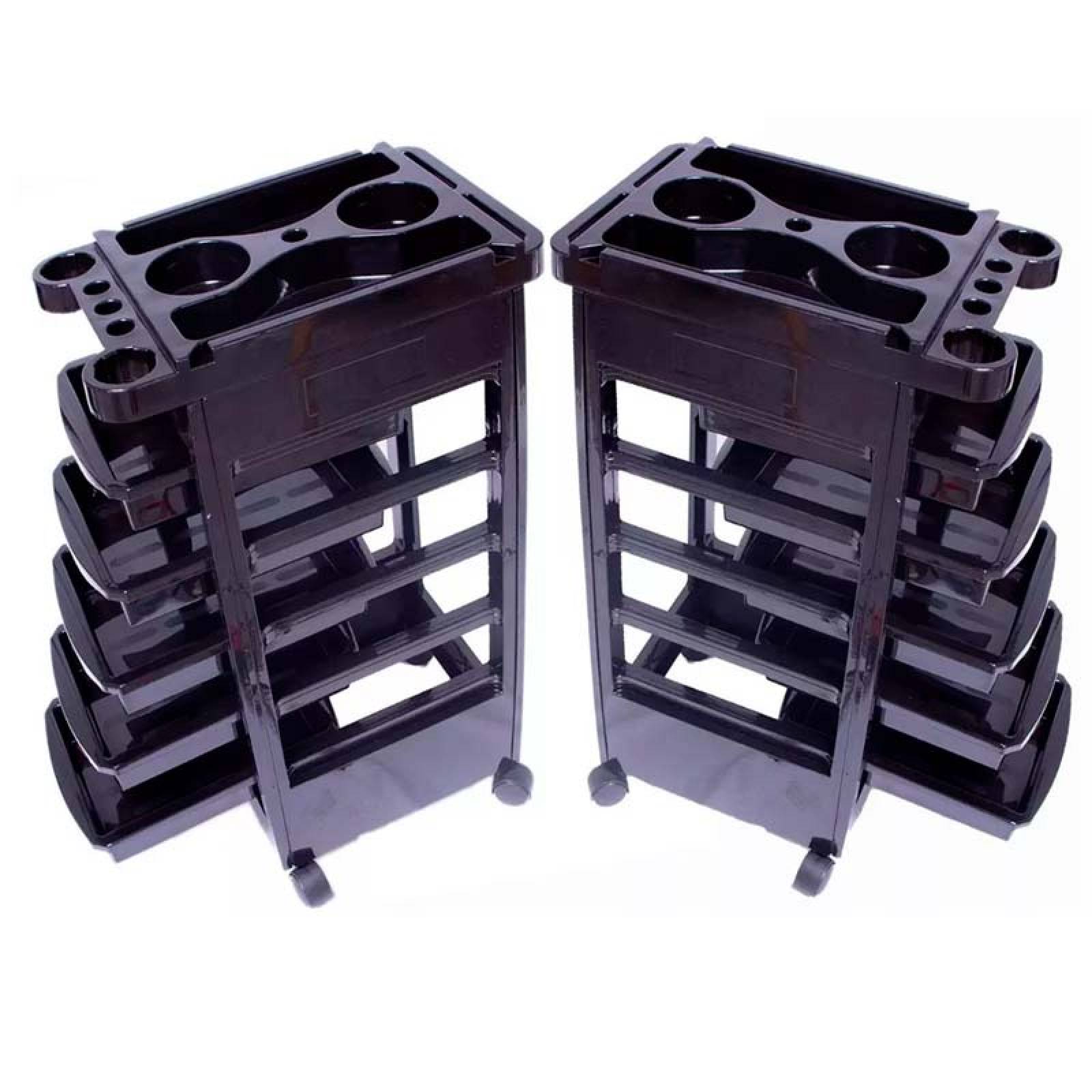 Mesa Auxiliar Kit 2 Muebles Barberia De Belleza Con Ruedas Mesa Estetica