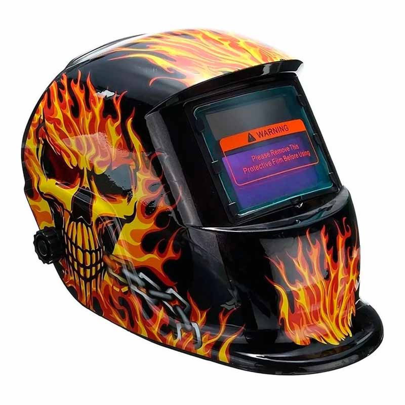 Soldadora Inversora Mini 130 A Maquina Para Soldar  Kit  Careta Electronica Calavera 110 V Gutstark