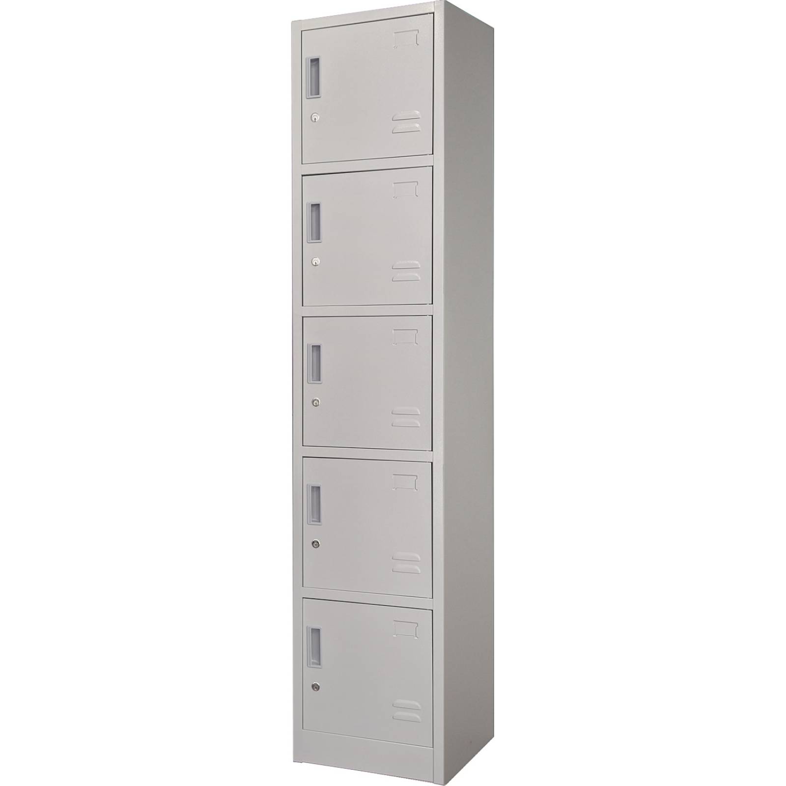 Locker Metalico 5 Puertas Casillero Oficina Industrial Chapa 39 x 34 x 180 cm Estante Gutstark