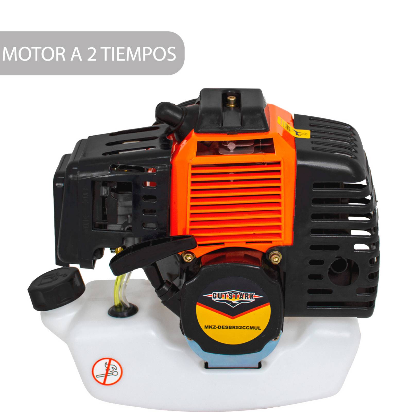 Desbrozadora de Gasolina 3.6 Hp 10,800 RPM Profesional 17" 52cc Podadora de Pasto Gutstark