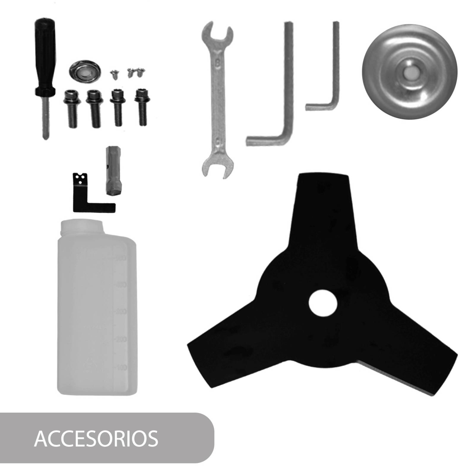 Desbrozadora de Gasolina 3.6 Hp 10,800 RPM Profesional 17" 52cc Podadora de Pasto Gutstark