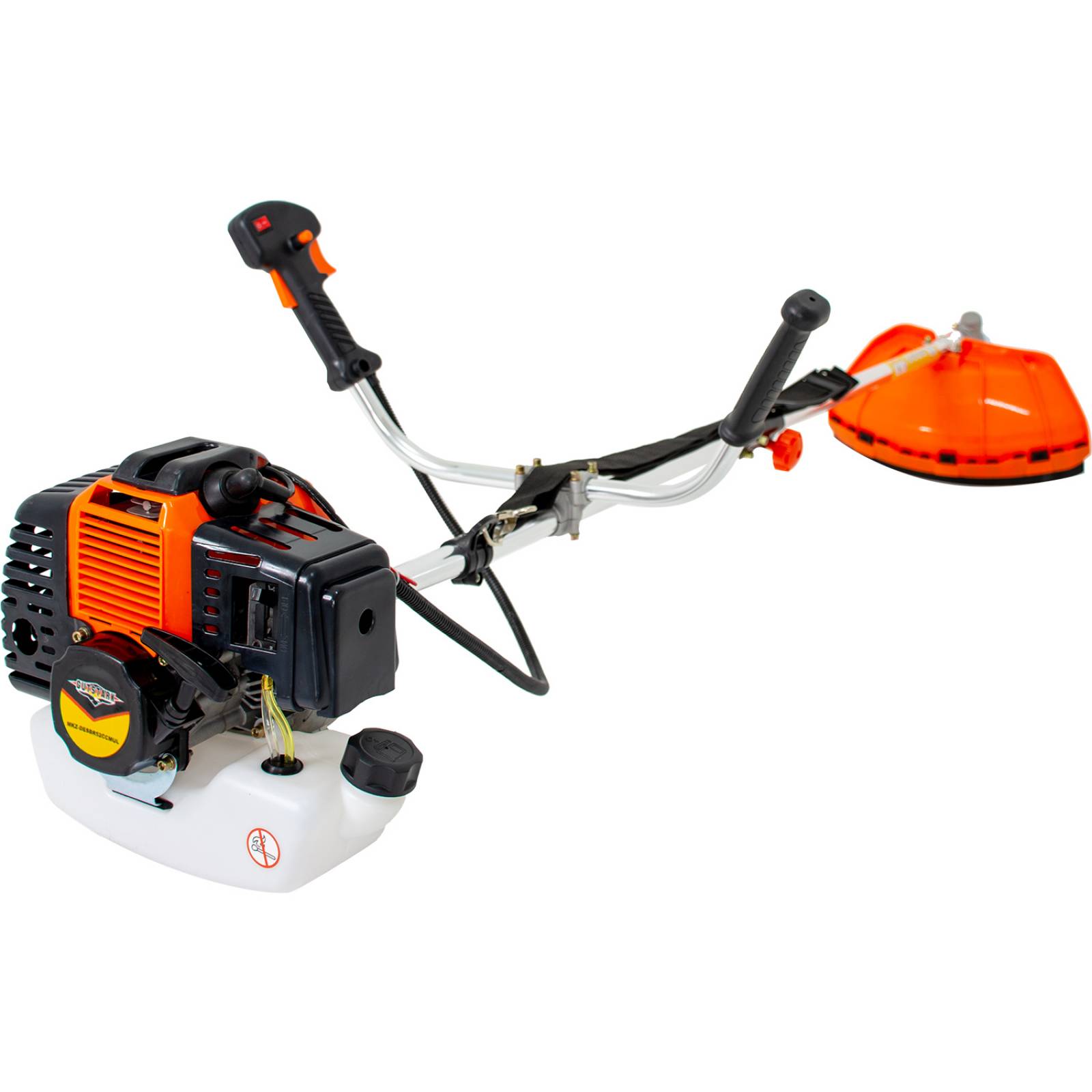 Desbrozadora de Gasolina 3.6 Hp 10,800 RPM Profesional 17" 52cc Podadora de Pasto Gutstark