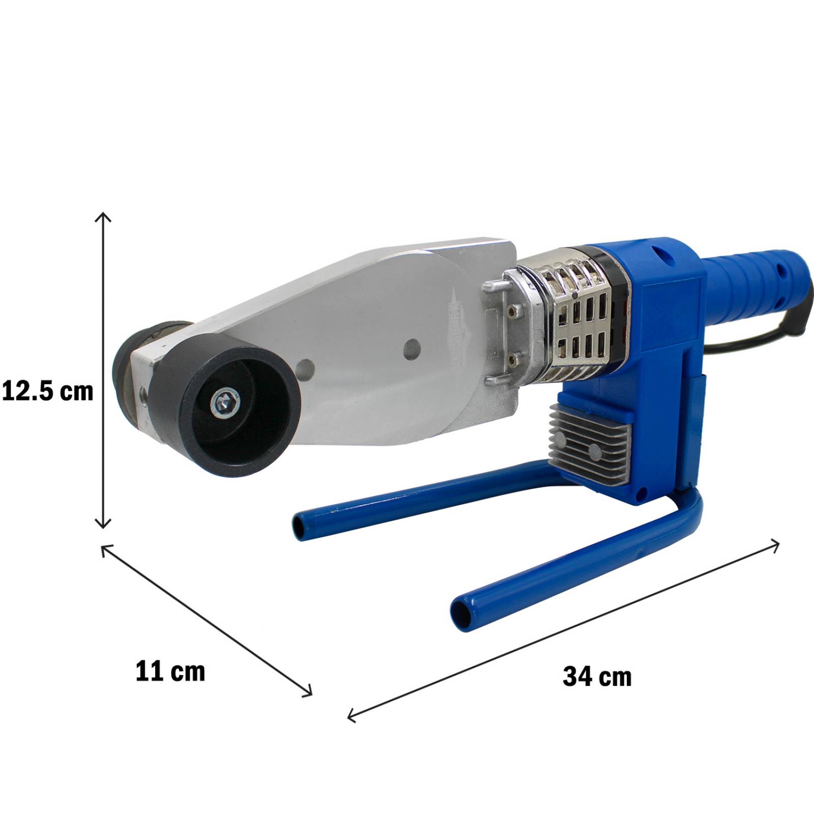 Termofusora 600 W para Tubo Plus PPR con Estuche Dados 20 25 y 32 mm Pinza Cortadora Tubo Gutstark