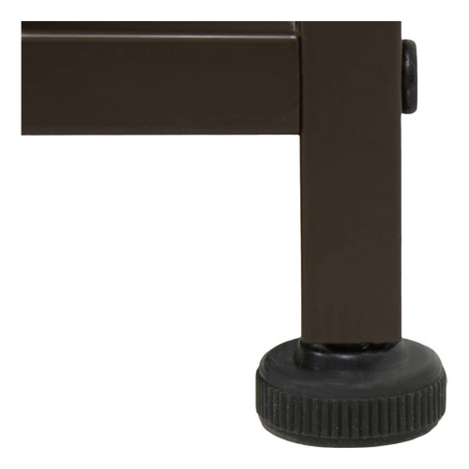 Mueble Buro Organizador Comoda Tela Metal 5 Cajoneras Cafe