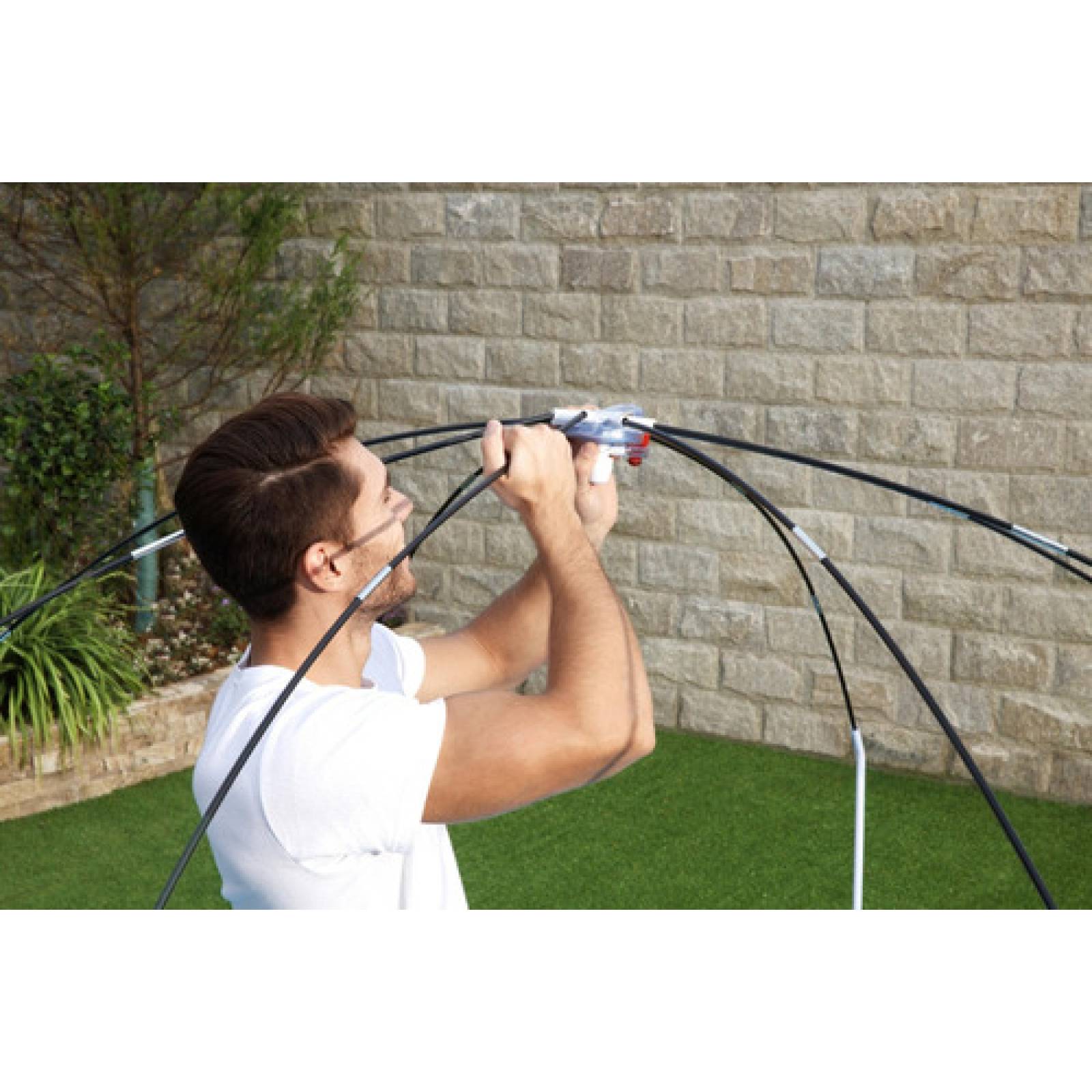 Alberca Estructural Redonda Bestway con Capacidad de 1688 Litros Toldo