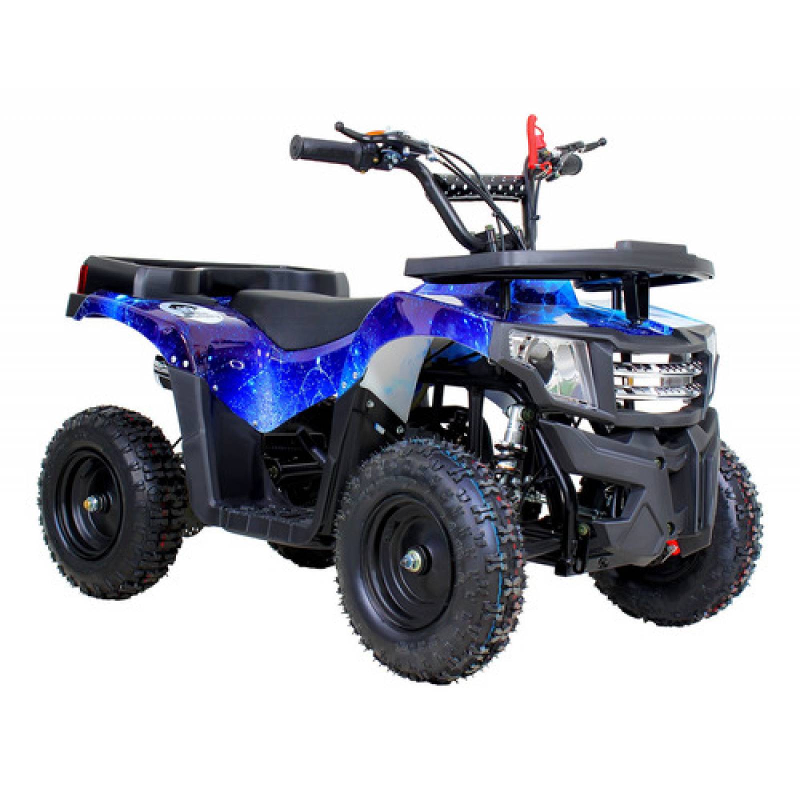 Mini Cuatrimoto Atv Niños Montable 49cc Motor Gasolina Azul