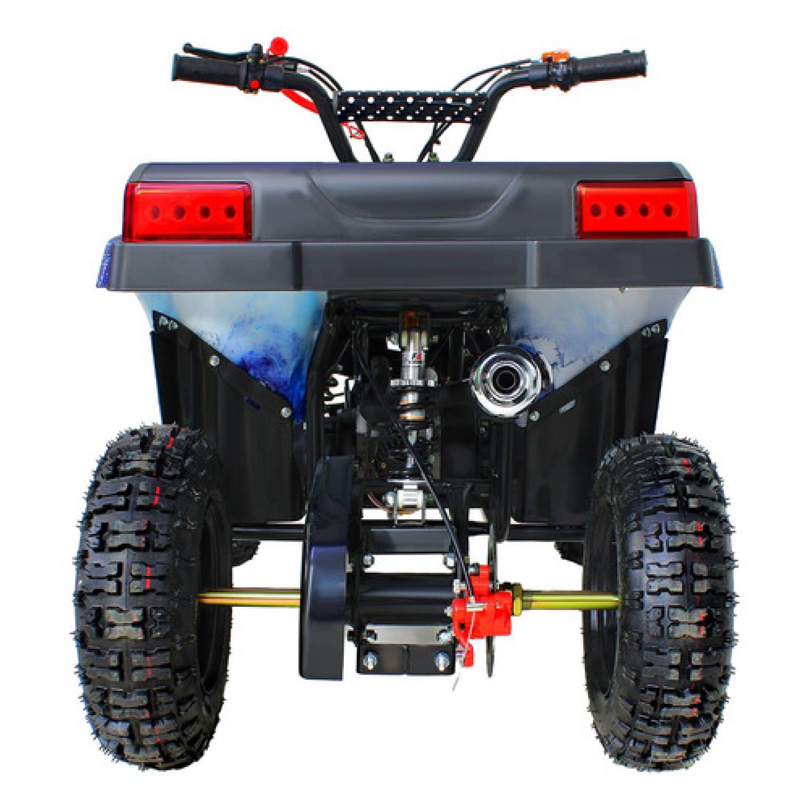 Mini Cuatrimoto Atv Niños Montable 49cc Motor Gasolina Azul