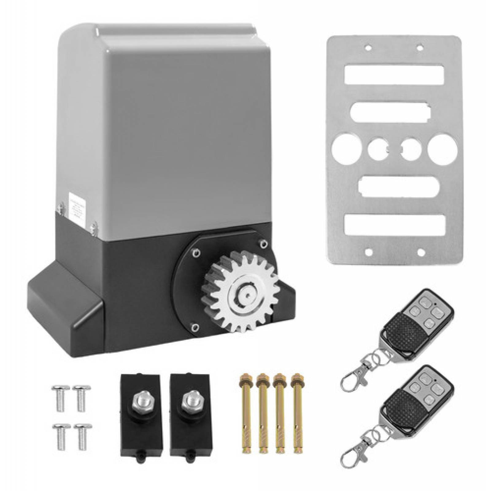 Motor Porton Puerta Corrediza Automatica 2 Controles 1800kg.