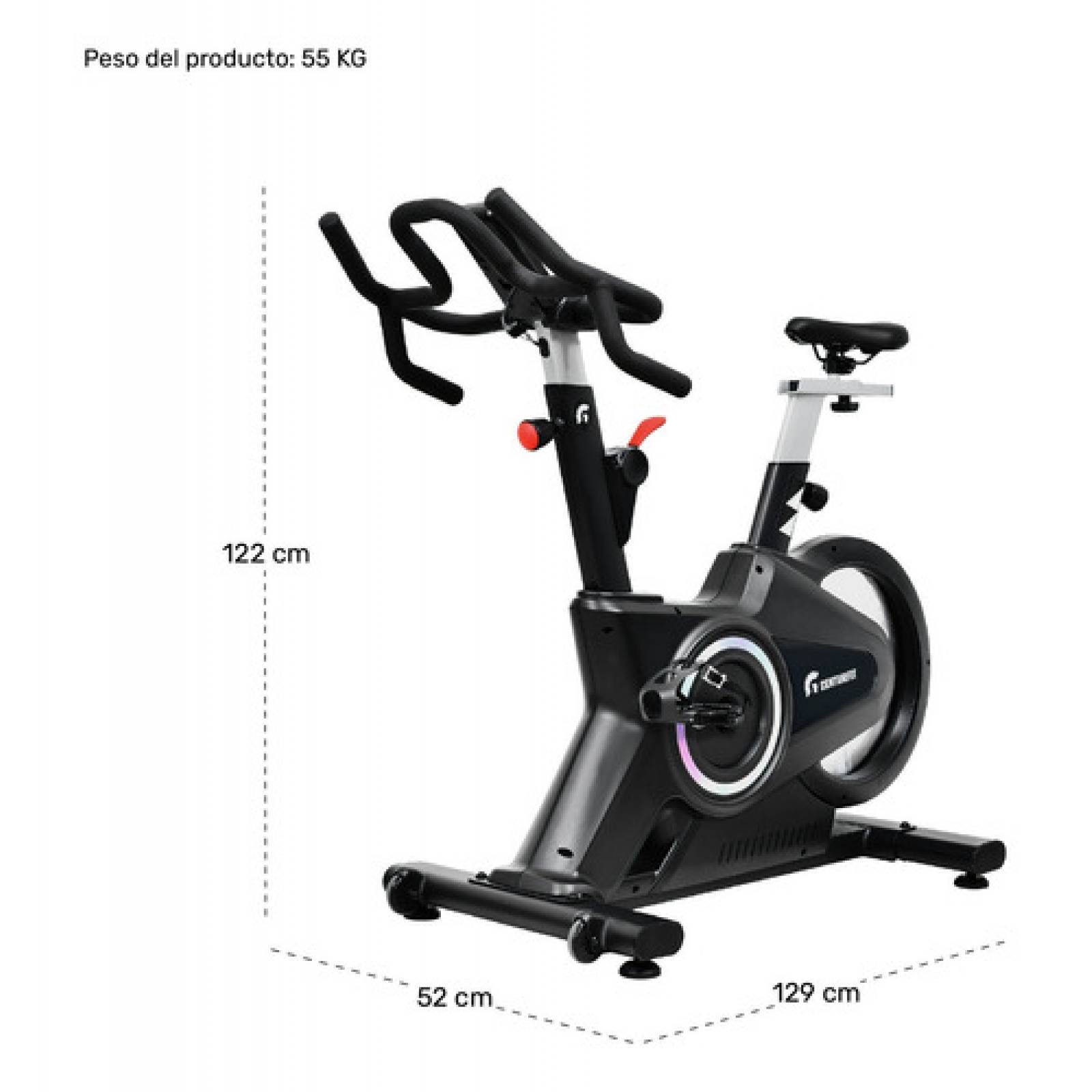 Bicicleta Spinning Electrica Magnetica Fija Profesional Gym