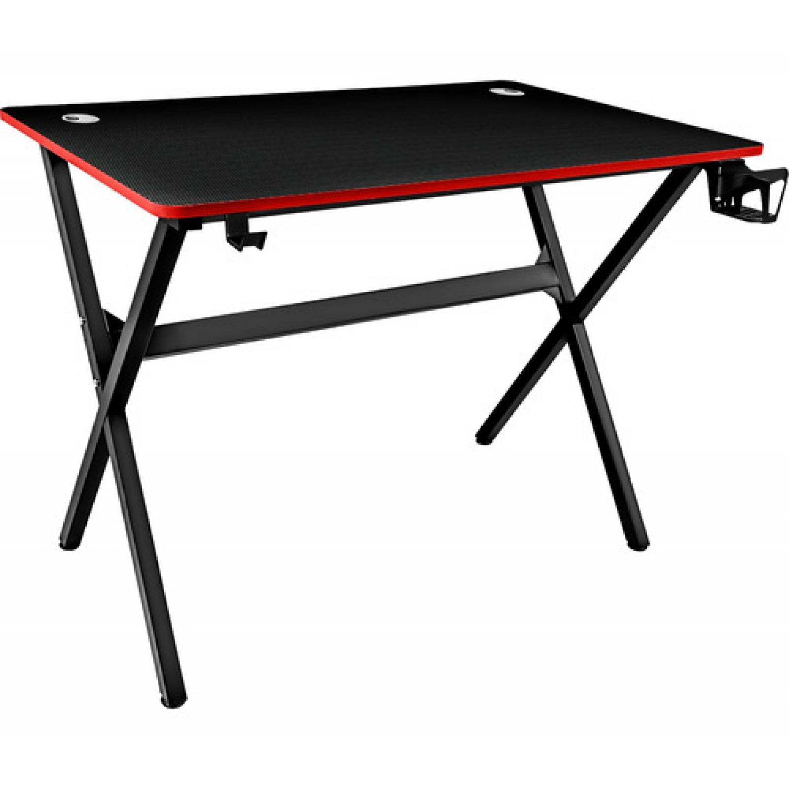 Escritorio Gamer Acero Mesa Mdf Portavasos Soporte Audifonos