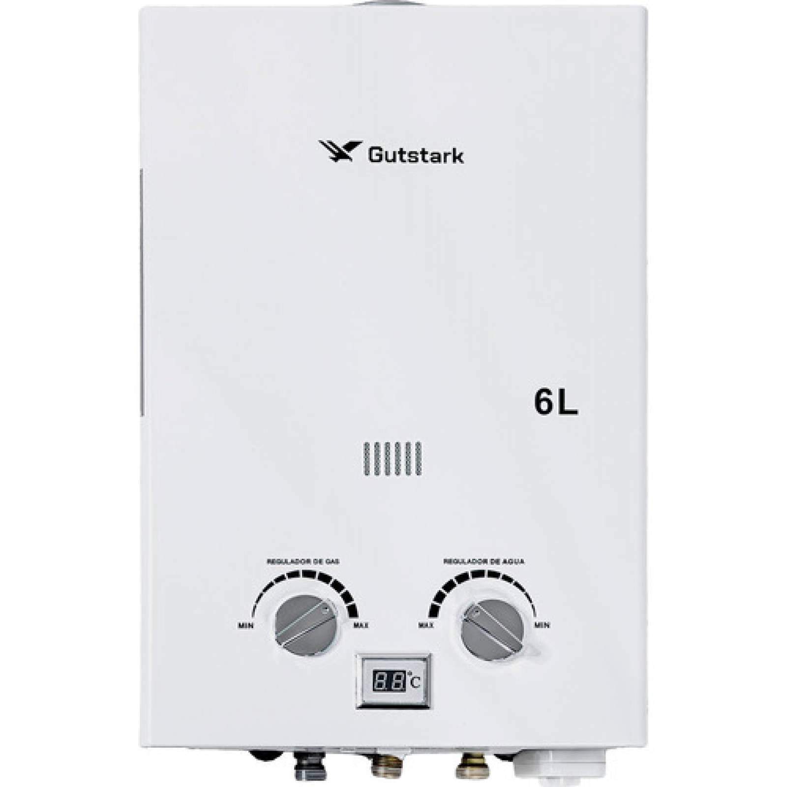 Calentador Agua Paso Gas Lp 6l 1 Servicio Pantalla 2 Ajustes