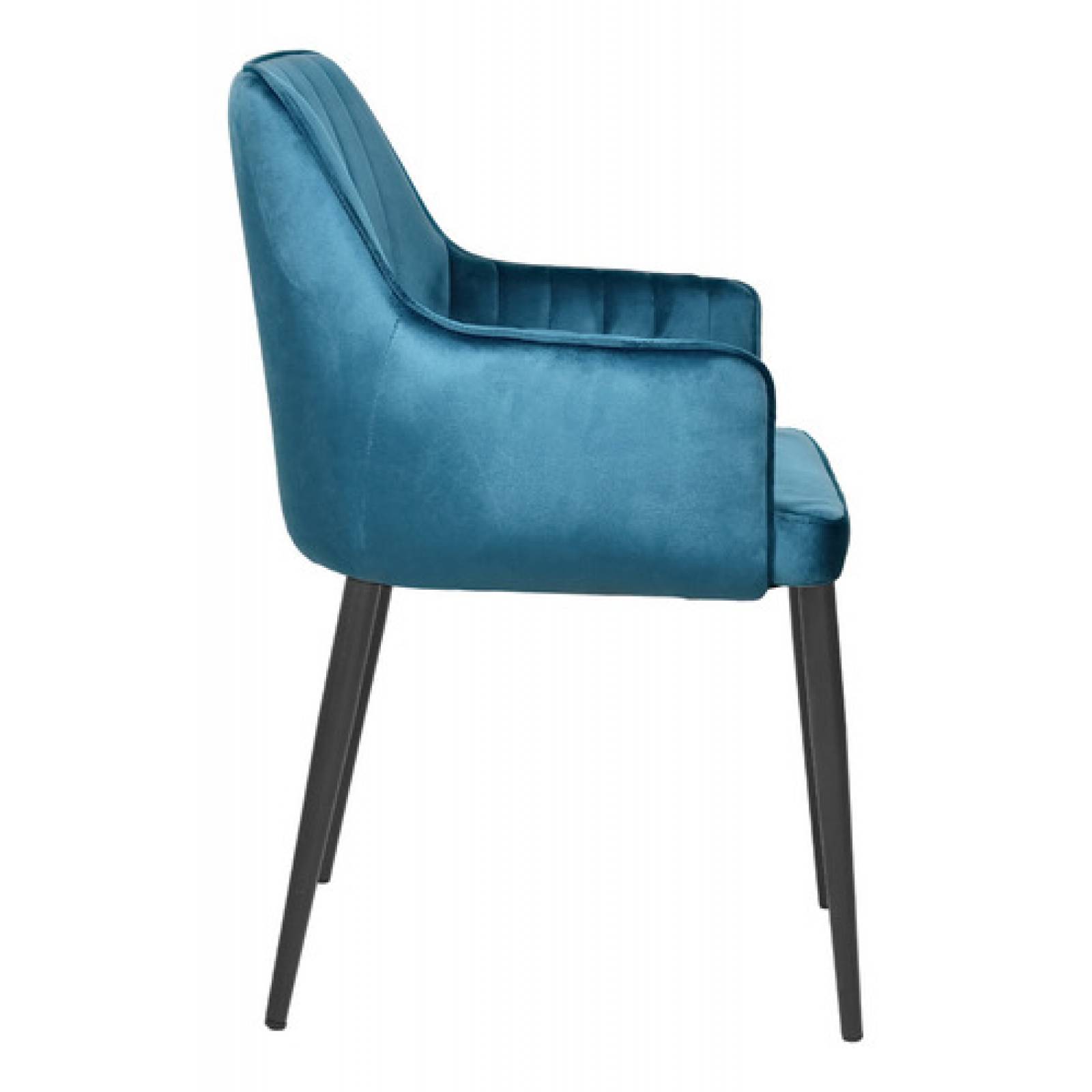 Set 6 Sillas Sillones Comedor Tapizado Terciopelo Modernos Azul