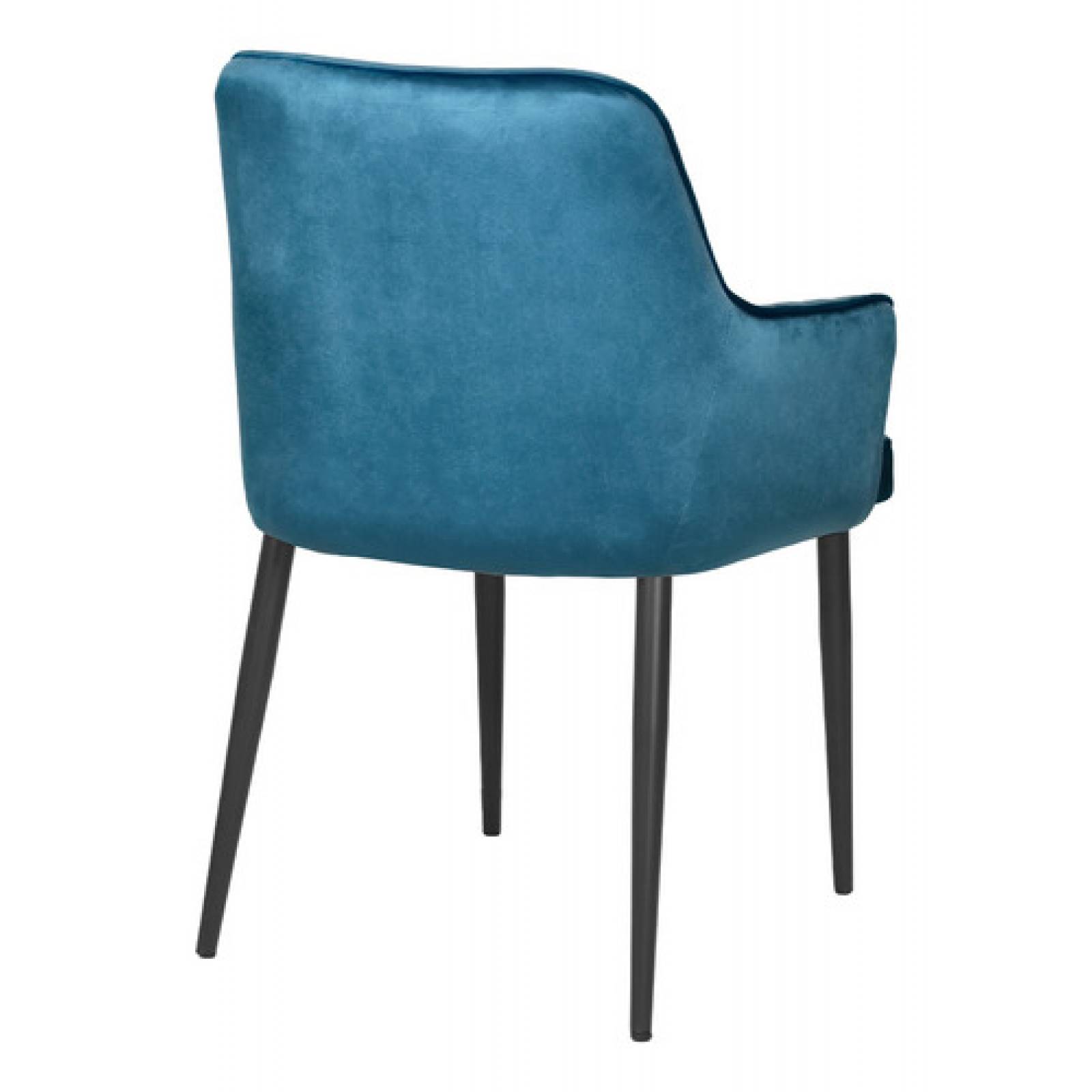 Set 6 Sillas Sillones Comedor Tapizado Terciopelo Modernos Azul
