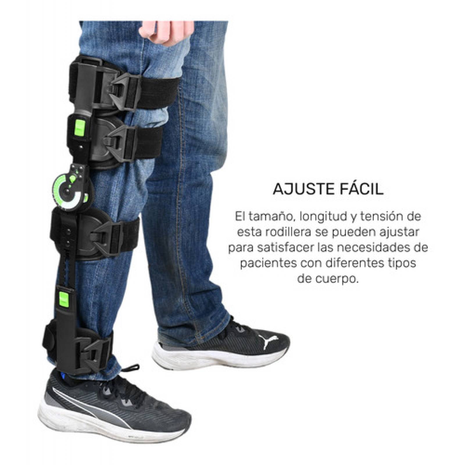 Rodillera Post Operatoria Graduada Estroboscopica Unitalla