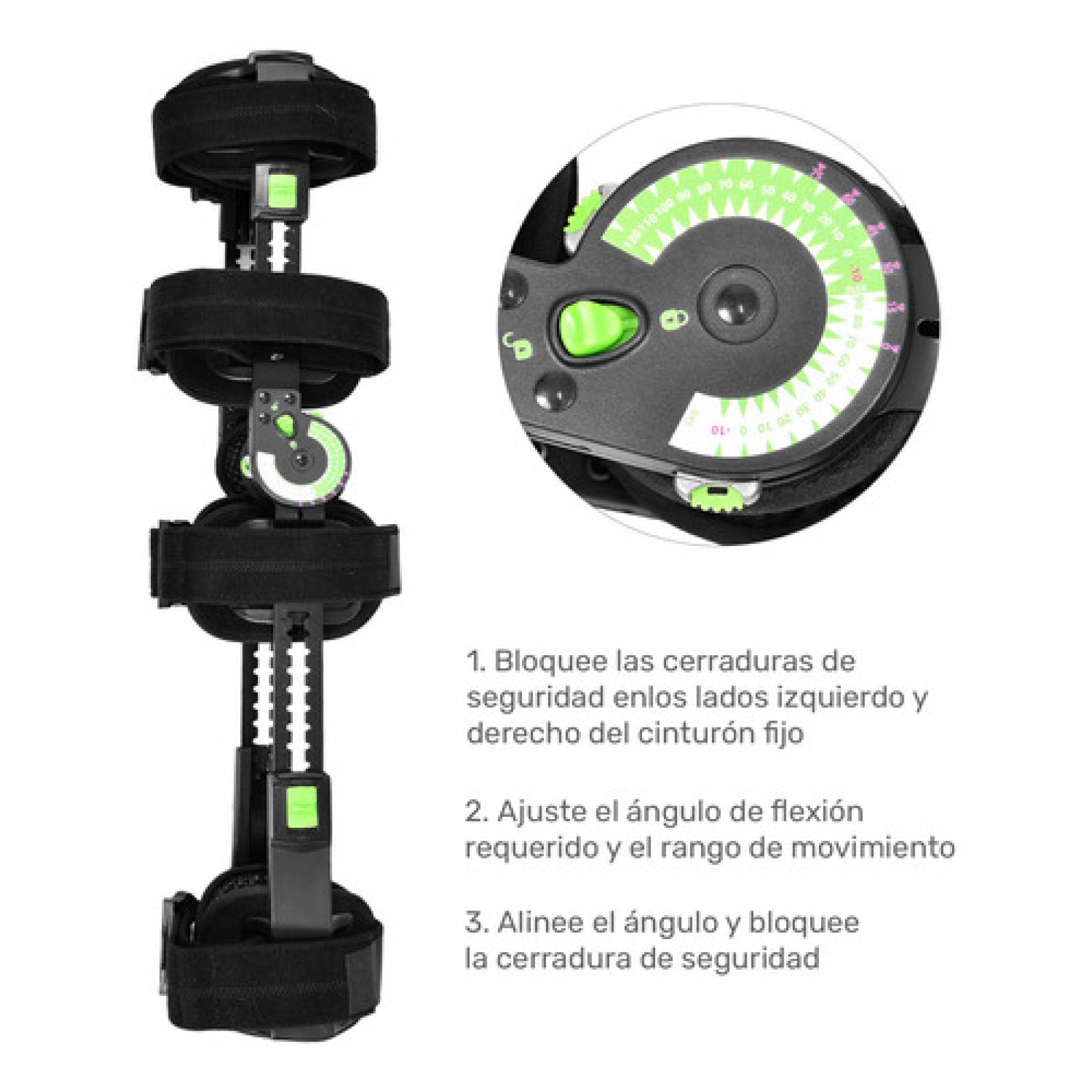 Rodillera Post Operatoria Graduada Estroboscopica Unitalla