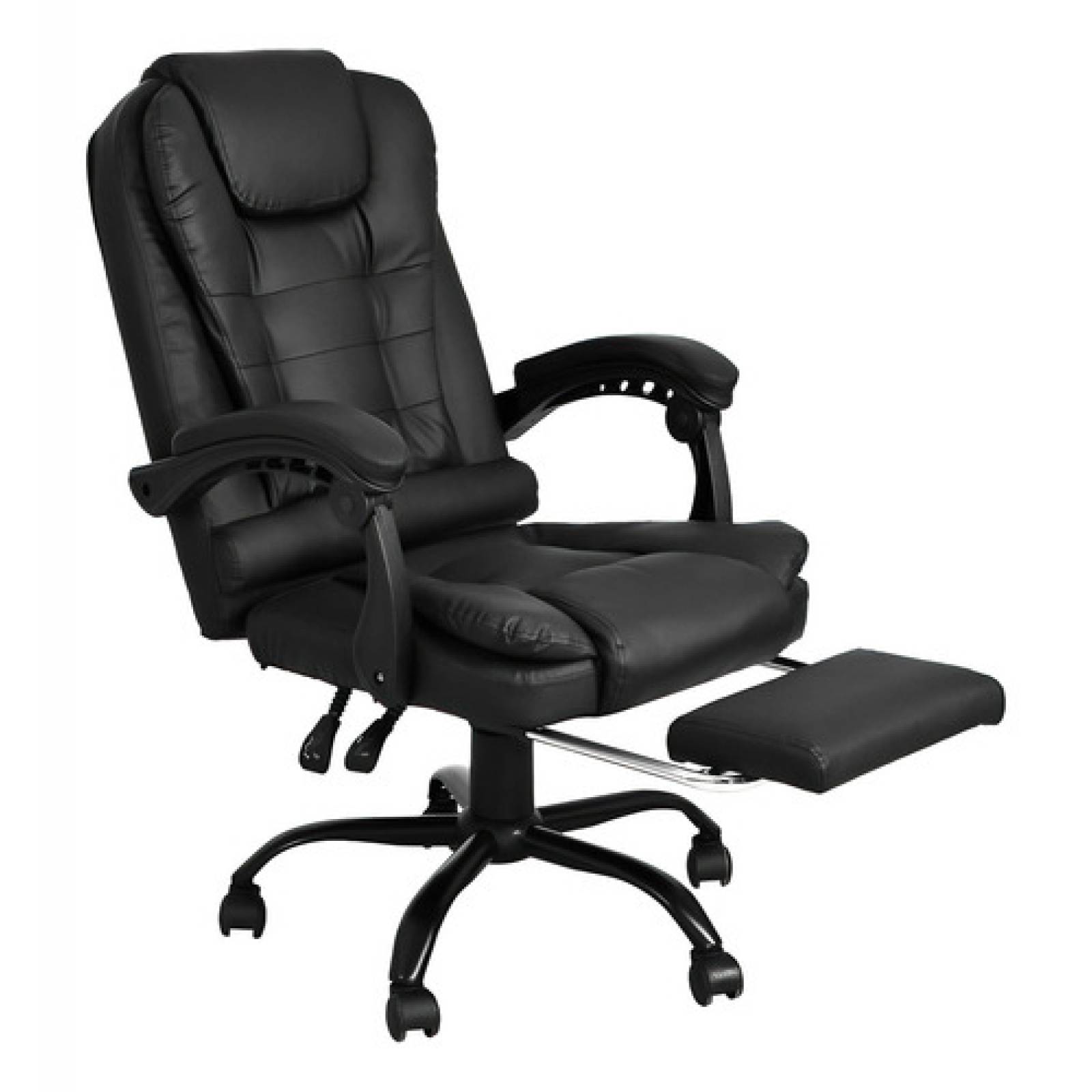 Silla Oficina Masaje Ejecutiva Sillon Masajeador 2 Puntos Negra