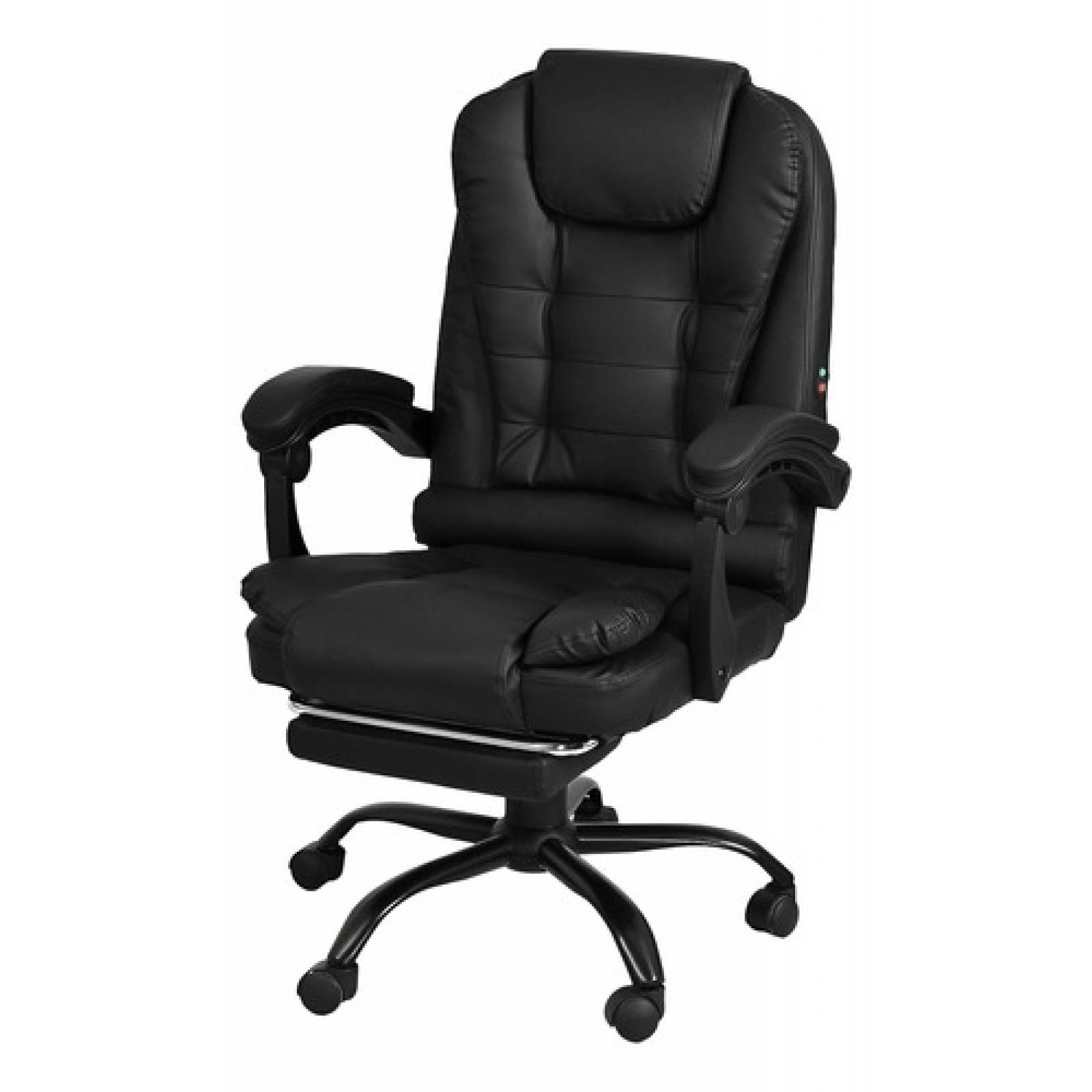 Silla Oficina Masaje Ejecutiva Sillon Masajeador 2 Puntos Negra