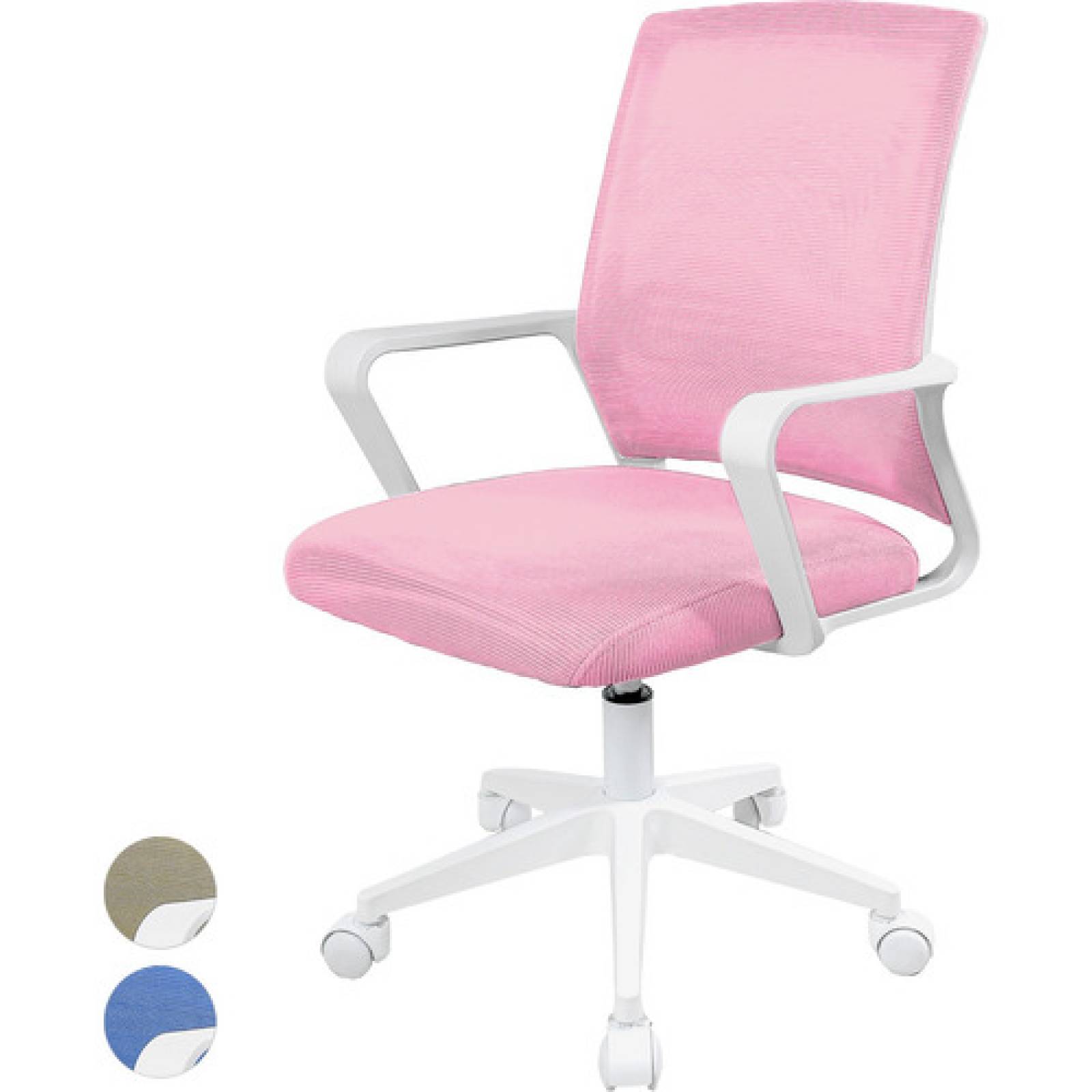 Silla Oficina Ajustable Ejecutiva Ergonomica Escritorio Rosa