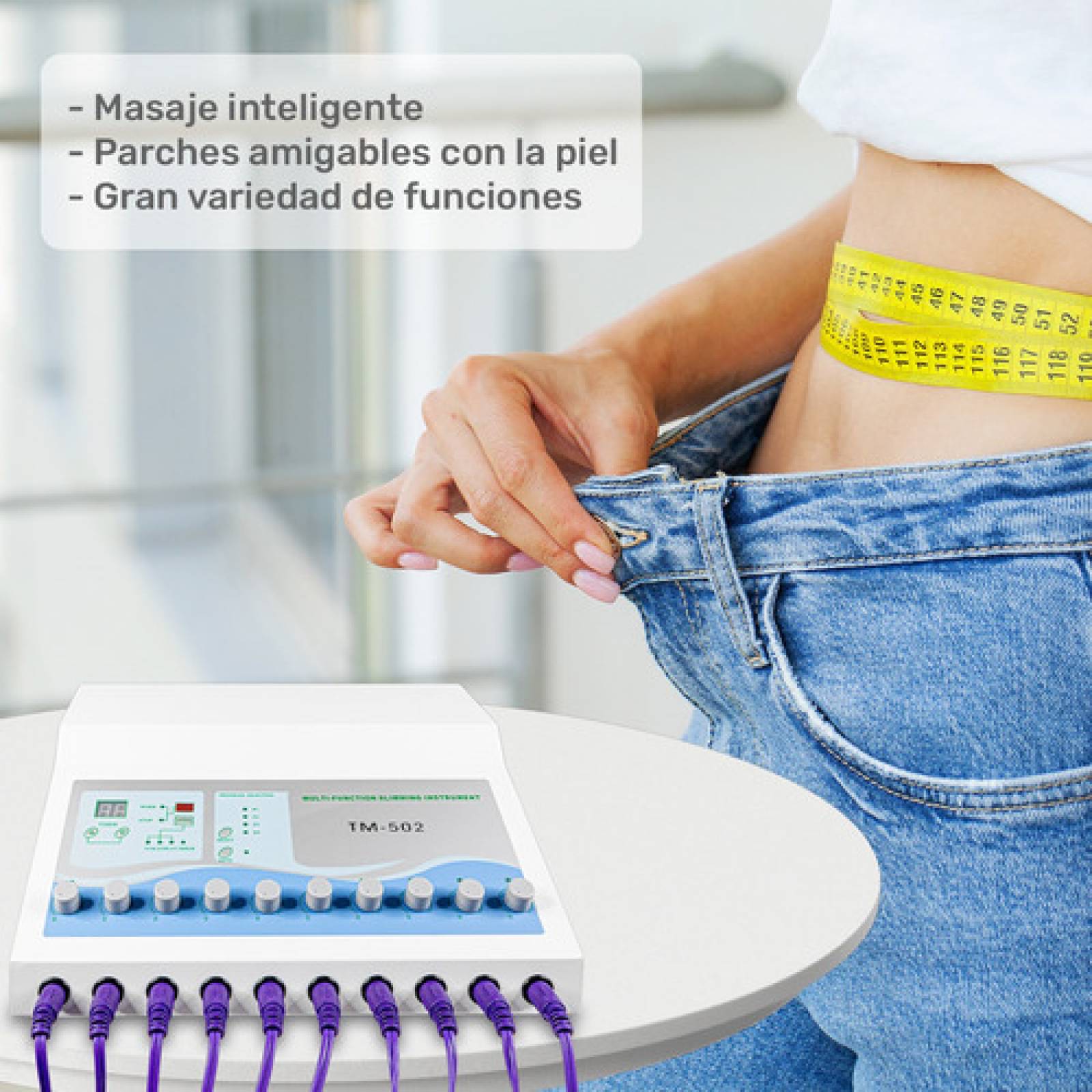 Maquina Electroestimulacion Muscular Terapeutica 20 Parches