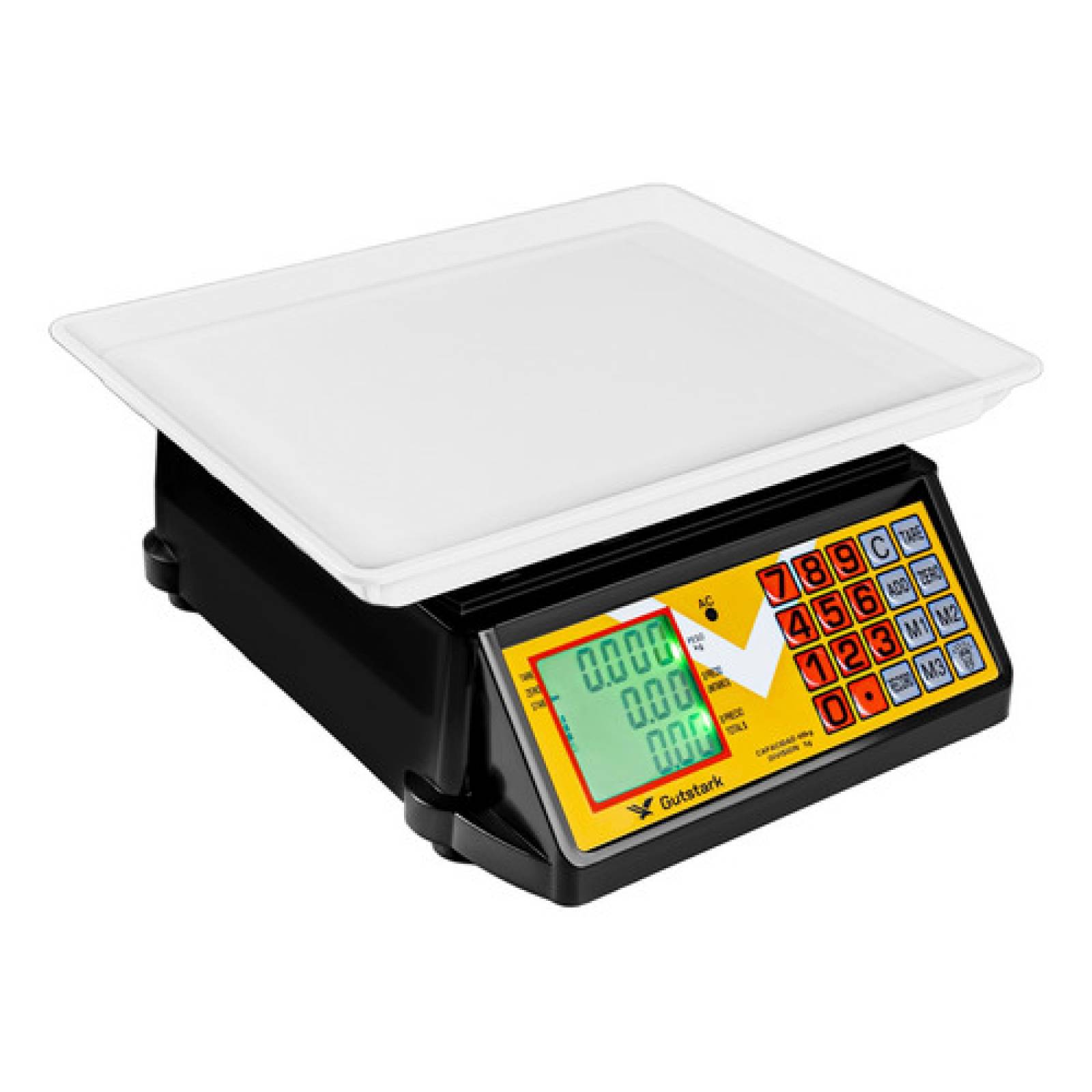 Bascula Comercial Digital 40 Kg Portatil Bateria 30x27x13cm