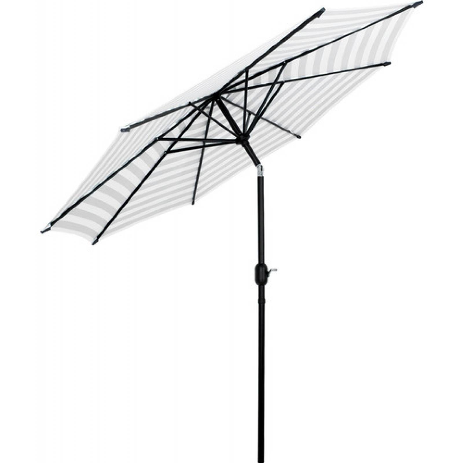 Sombrilla Playa Grande Exterior 2.70m Patio Base Contrapeso.