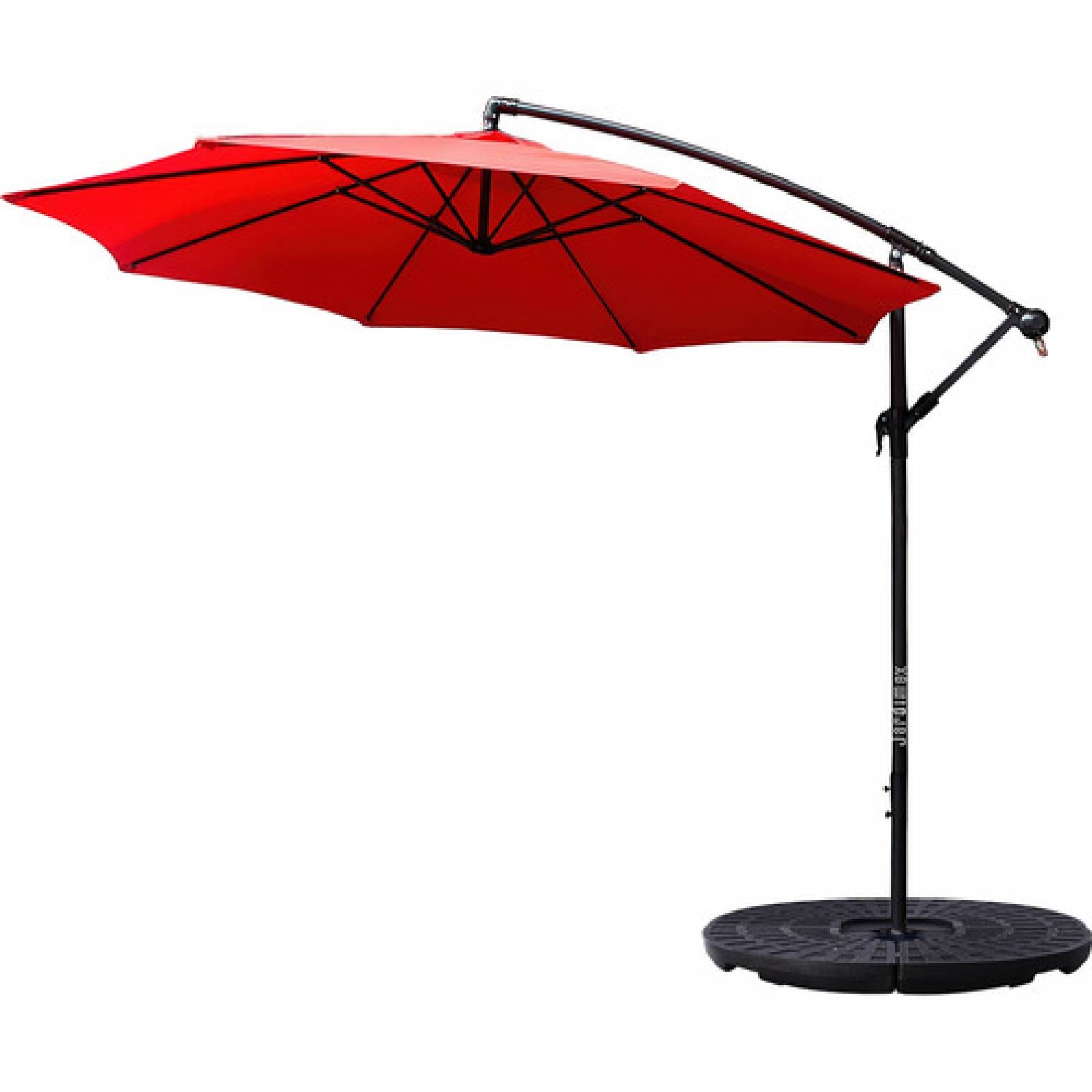 Sombrilla Grande Exterior Playa Jardin 3m + Base Contrapeso.