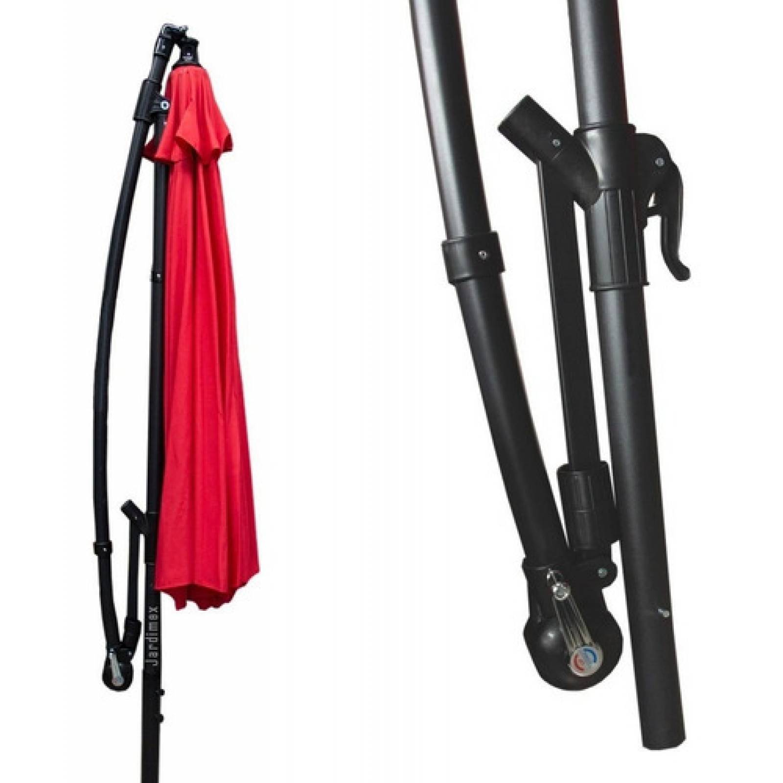 Sombrilla Grande Exterior Playa Jardin 3m + Base Contrapeso.