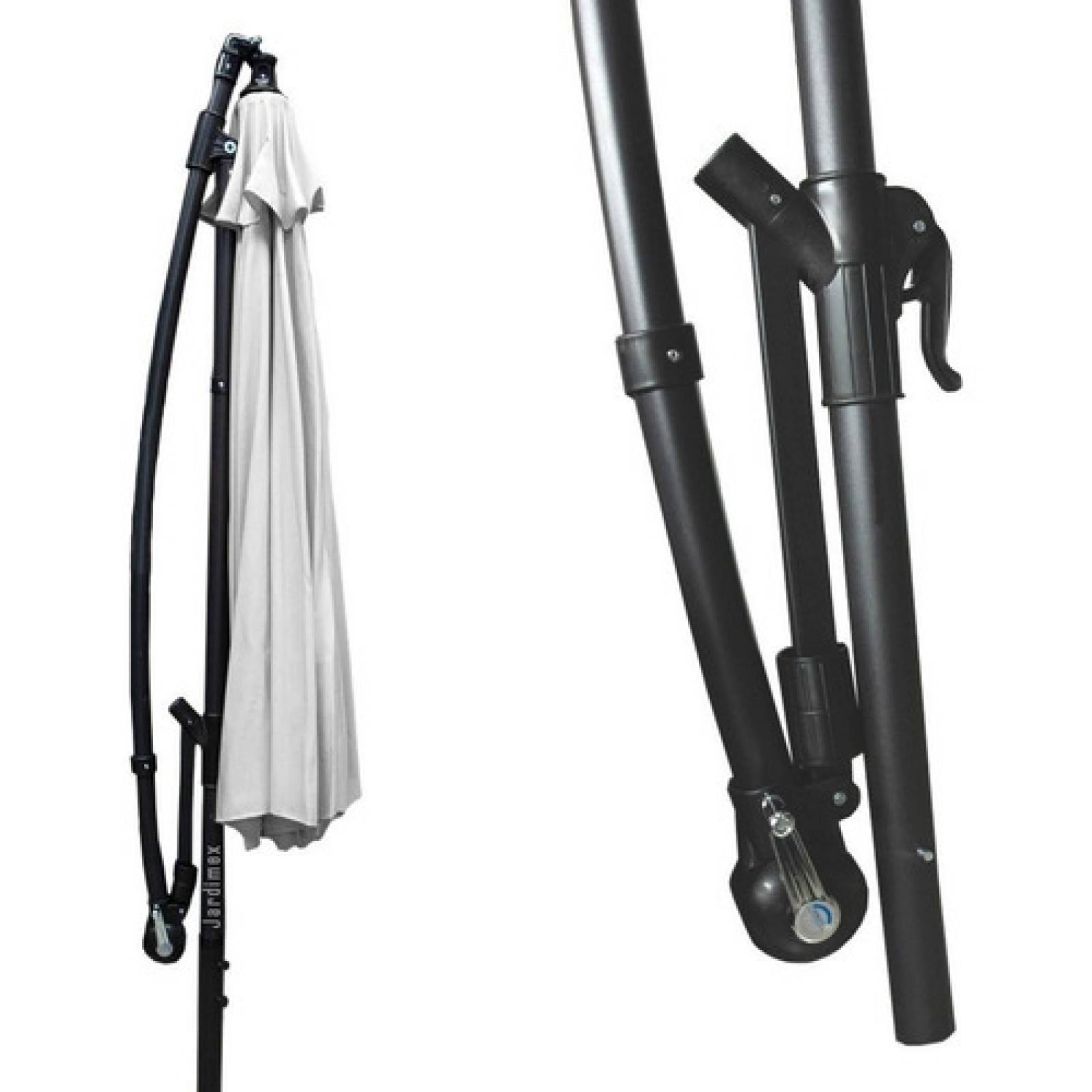 Sombrilla Grande Exterior Playa Jardin 3m + Base Contrapeso.