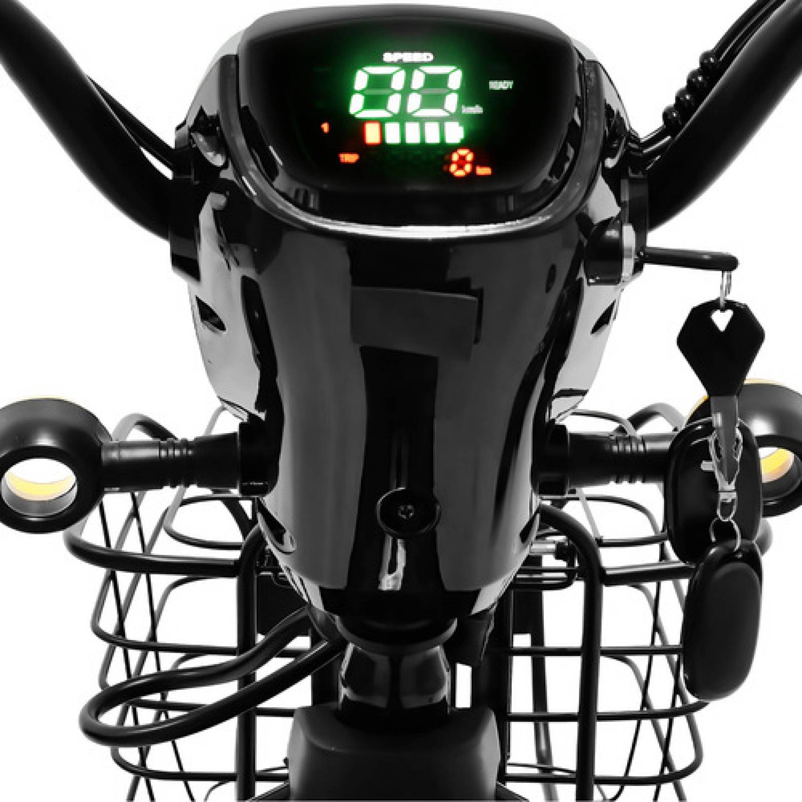 Bicicleta Electrica Canasta Scooter 55 Km/h 3 Velocidades.