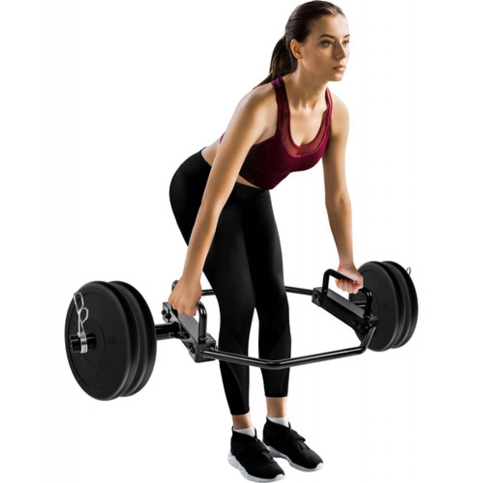 Barra Hexagonal Olimpica Profesional 2 Pulgadas Gym Crossfit.