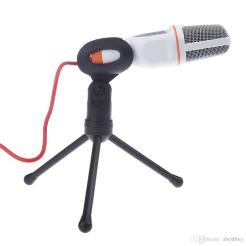 Microfono condensador blanco