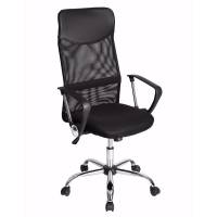 Silla De Oficina Reclinable Ejecutiva Giratoria Negra Escritorio