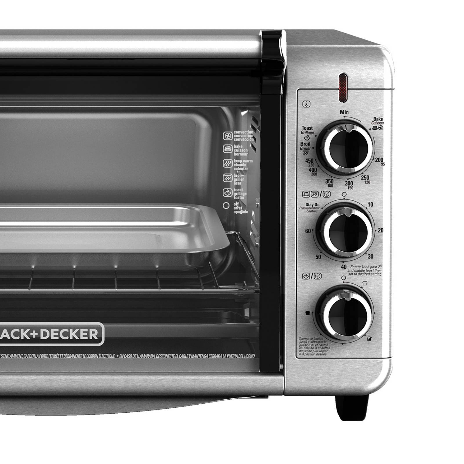 Horno Electrico Tostador De Conveccion Black & Decker