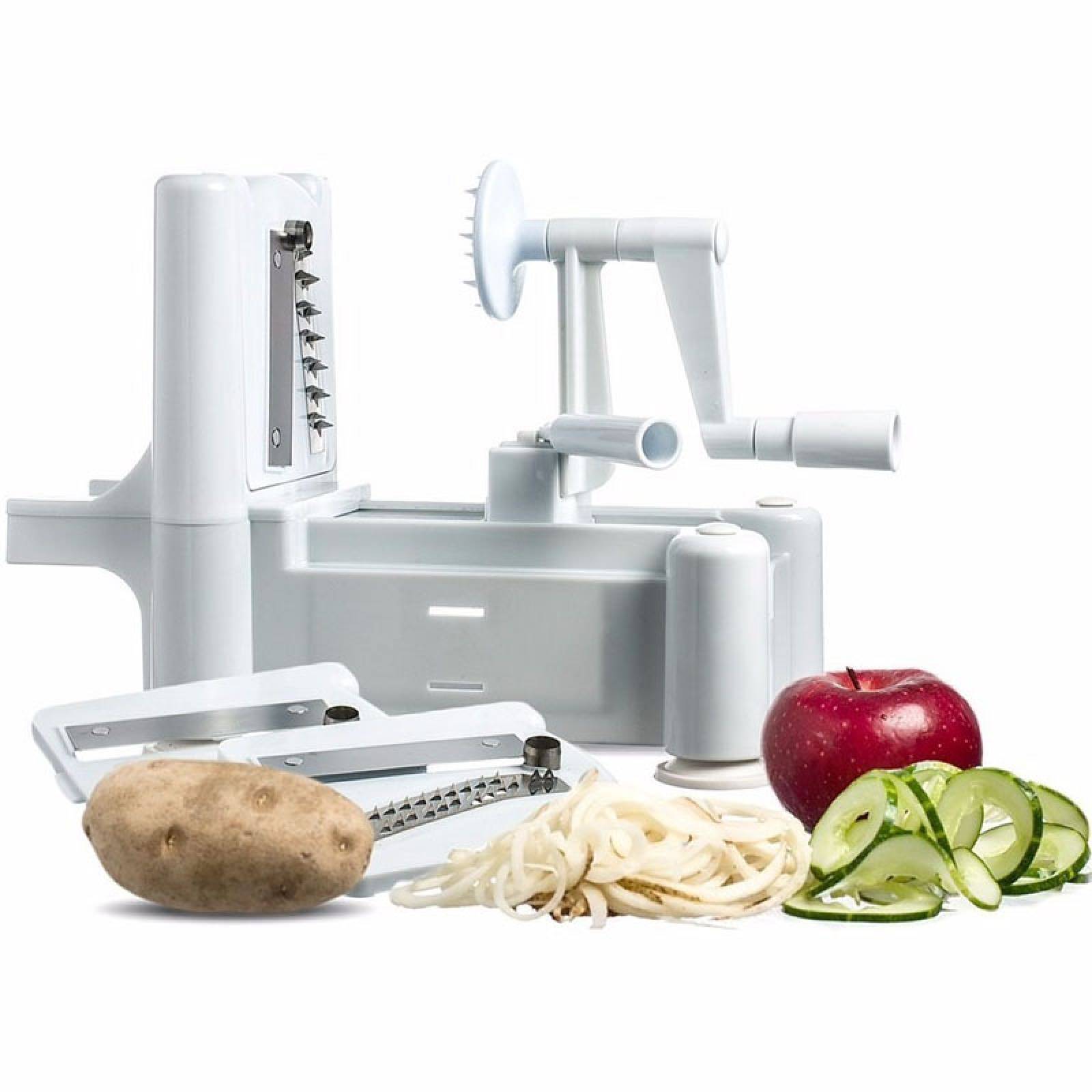 Rallador Verdura Hurry Slicer Cortador Espiral Alimentos Spiralizer