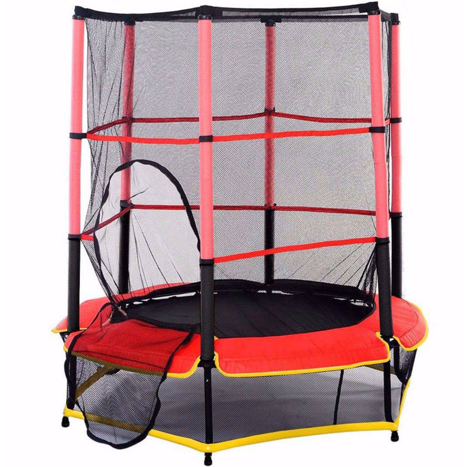 Trampolin 1.4 mts Brincolin Reforzado Con Red Uso Rudo Tumbling Infantil