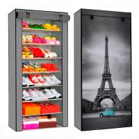Zapatera Eiffel 8 Repisas Torre Iffel 24 Pares Zapatos Niveles