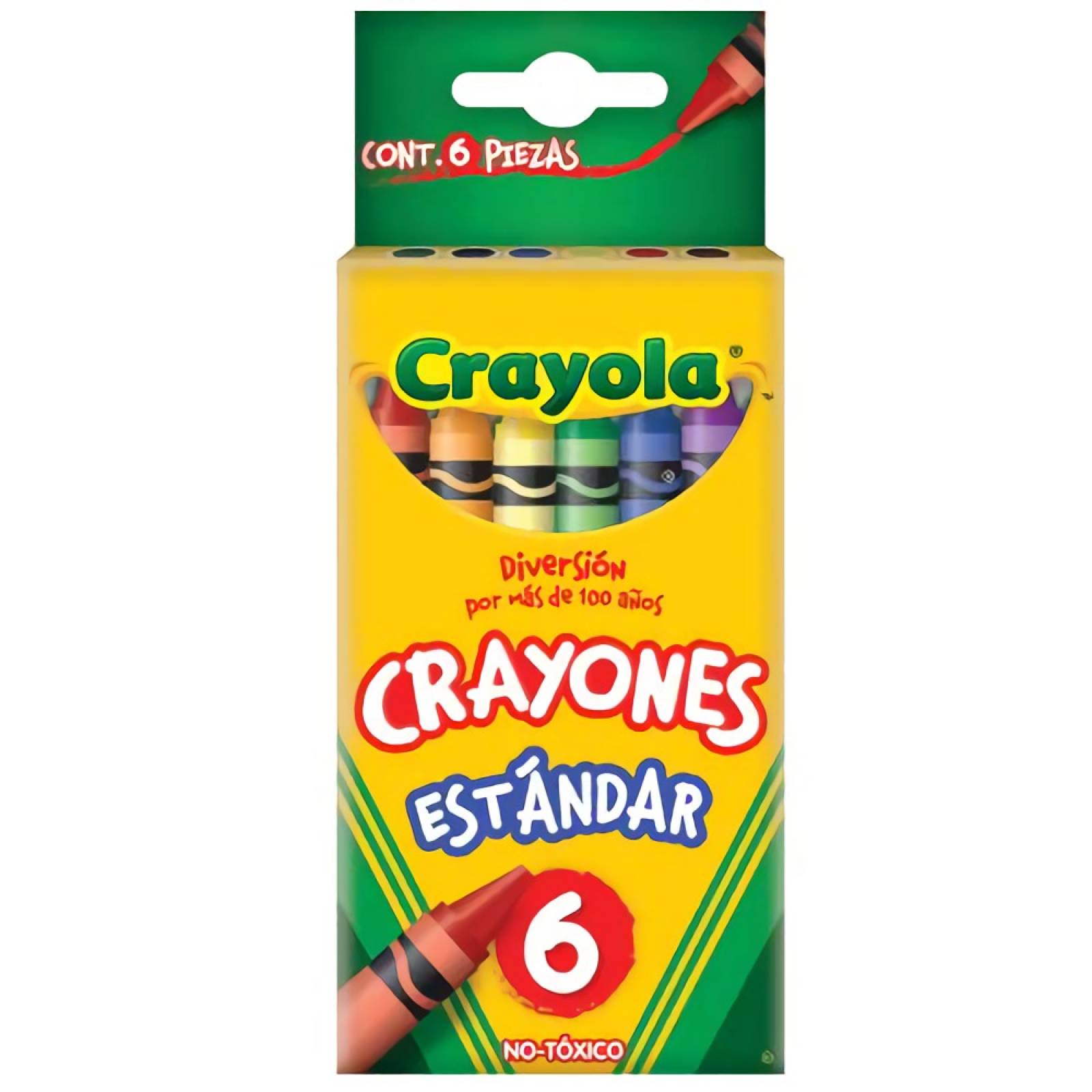 Caja 6 Crayones Colores Estándar Crayola