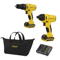 Rotomartillo 3/8 + Atornillador De Impacto +Cargador Stanley