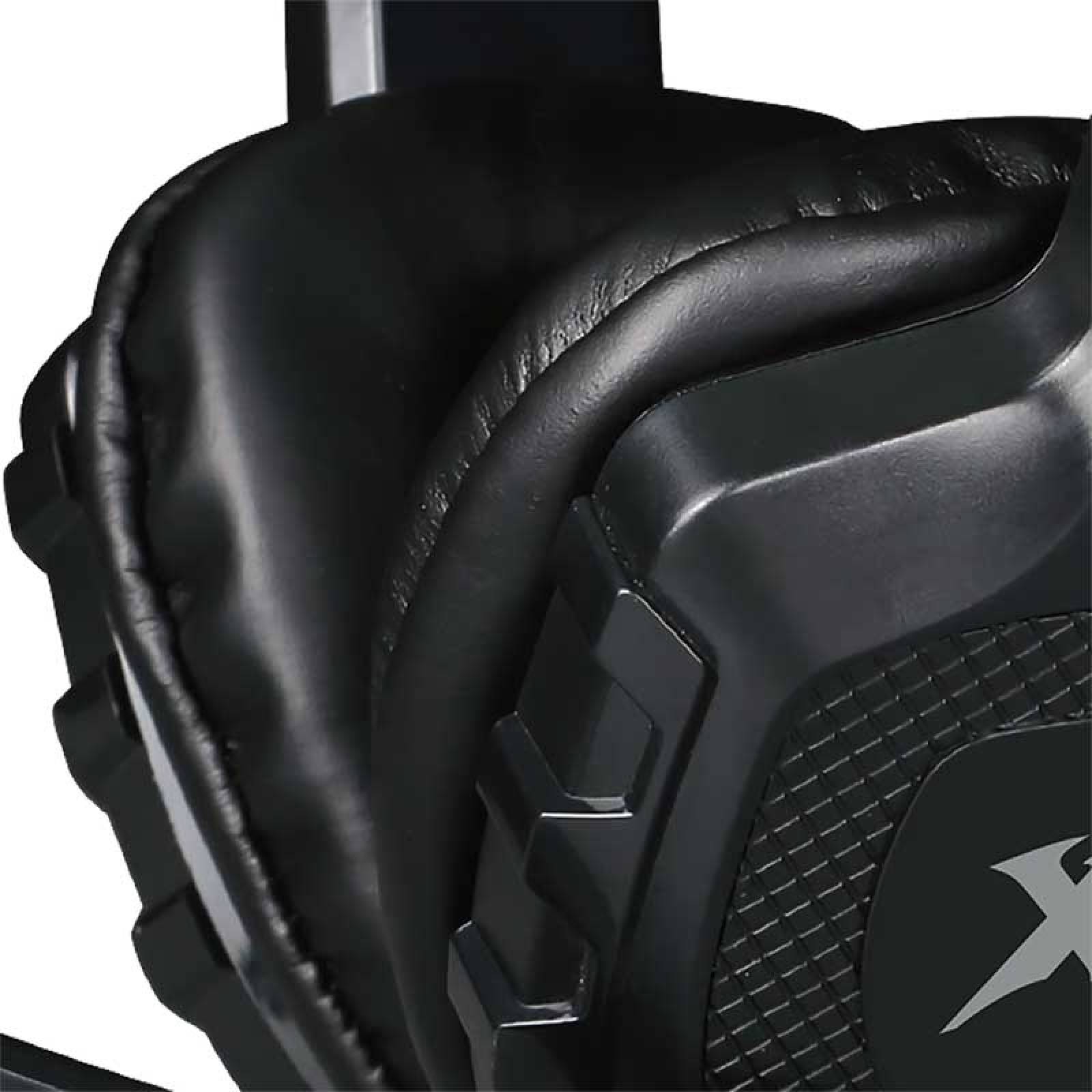 Audifonos Gamer HP-302 Diadema Gaming Pc Doble Jack estandar Xtrikeme 105 dB 20 Hz