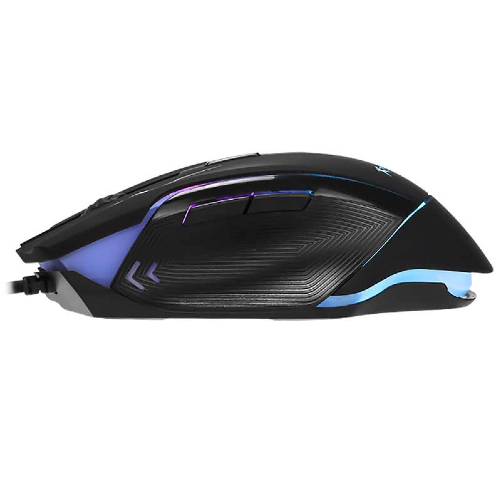 Mouse Gamer Gaming PC Xtrikeme 7 Colores Retroiluminado 6 Botones 2400 Dpi 3 Mil Clics