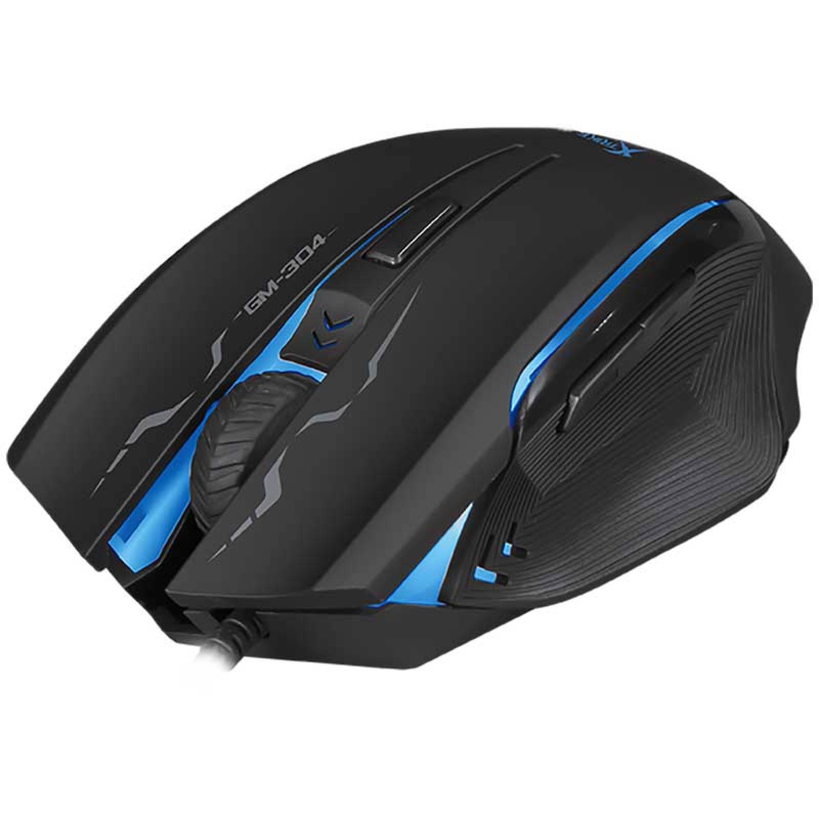 Mouse Gamer Gaming PC Xtrikeme 7 Colores Retroiluminado 6 Botones 2400 Dpi 3 Mil Clics