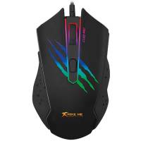 Mouse Gamer Gm-203 2400 Dpi Gaming Pc 6 Botones Xtrikeme Retroiluminado 7 Colores