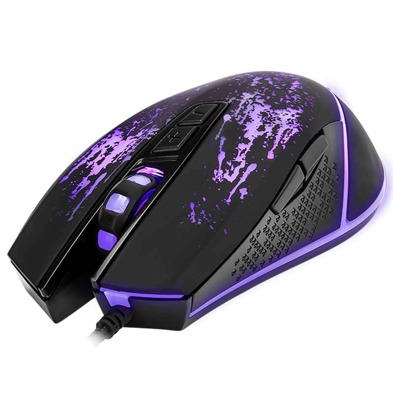 Mouse Gamer Pc Gaming Usb Retroiluminado Xtrikeme 3200Dpi 7 Botones eSports