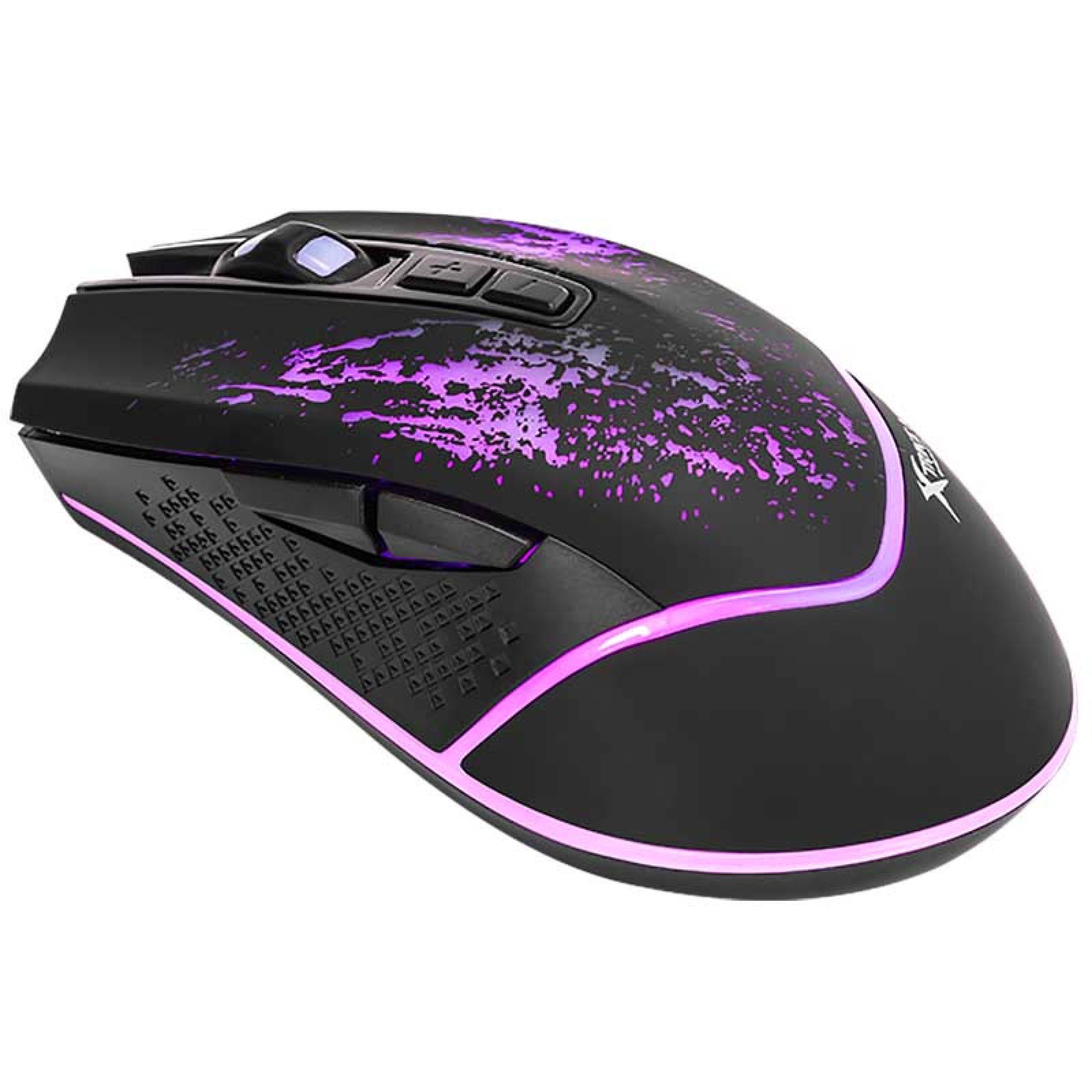 Mouse Gamer Pc Gaming Usb Retroiluminado Xtrikeme 3200Dpi 7 Botones eSports